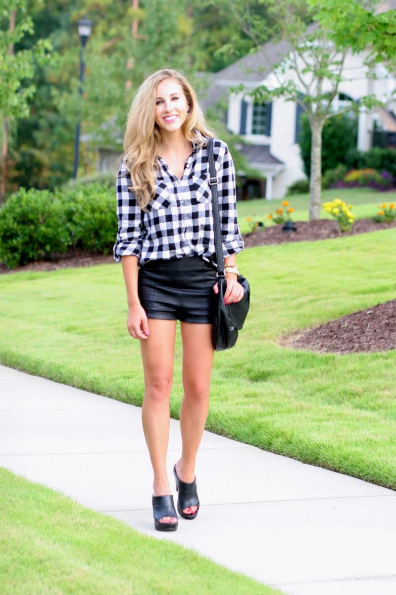 Pleather & Plaid