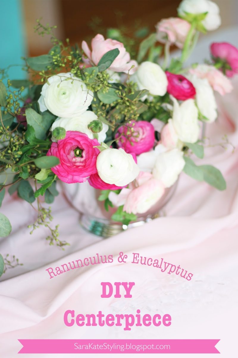 DIY Flower Centerpiece {Galentine’s Edition}